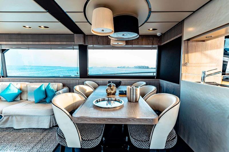 Main deck dining area